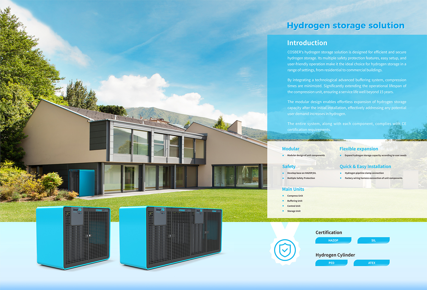 Hydrogen storage solution